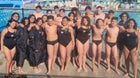 Van Nuys Wolves Girls Varsity Swimming Spring 21-22 team photo.