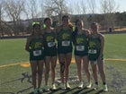 Pecos Panthers Girls Varsity Cross Country Fall 20-21 team photo.
