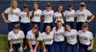 Mead Panthers Girls Varsity Slow Pitch Softball Fall 19-20 team photo.