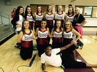 Beebe Badgers Co-ed Varsity Dance Team Winter 16-17 team photo.