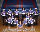 West Mesa Mustangs Co-ed Varsity Dance Team Winter 16-17 team photo.