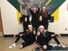 Peninsula Seahawks Co-ed Varsity Dance Team Winter 16-17 team photo.