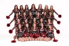 Roswell Coyotes Co-ed Varsity Dance Team Winter 16-17 team photo.