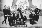 Har-Ber Wildcats Co-ed Varsity Dance Team Winter 16-17 team photo.