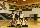 Thoreau Hawks Co-ed Varsity Dance Team Winter 16-17 team photo.