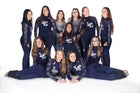 La Cueva Bears Co-ed Varsity Dance Team Winter 16-17 team photo.