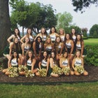 Alma Airedales Co-ed Varsity Dance Team Winter 16-17 team photo.