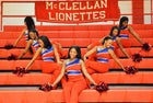McClellan Crimson Lions Co-ed Varsity Dance Team Winter 16-17 team photo.