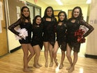 Robertson Cardinals Co-ed Varsity Dance Team Winter 16-17 team photo.