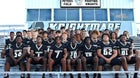 Robinson Knights Boys Varsity Football Fall 23-24 team photo.