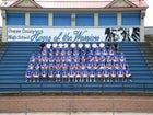 Oconee County Warriors Boys Varsity Football Fall 23-24 team photo.