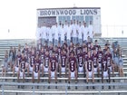 Brownwood Lions Boys Varsity Football Fall 23-24 team photo.