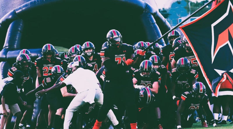 Hillcrest high school hot sale football