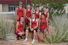 Grants Pirates Boys Varsity Cross Country Fall 15-16 team photo.