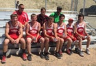 Quemado Eagles Boys Varsity Cross Country Fall 15-16 team photo.