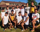 St. Pius X Sartans Boys Varsity Cross Country Fall 15-16 team photo.
