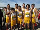 Jemez Valley Warrior Boys Varsity Cross Country Fall 15-16 team photo.