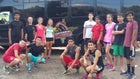 Centennial Hawks Boys Varsity Cross Country Fall 15-16 team photo.