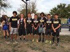Hobbs Eagles Boys Varsity Cross Country Fall 15-16 team photo.