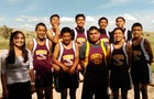 Tohatchi Cougars Boys Varsity Cross Country Fall 15-16 team photo.
