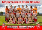 Mountainair Mustangs Boys Varsity Cross Country Fall 15-16 team photo.
