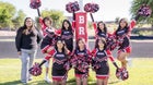 San Carlos Braves Co-ed Varsity Cheer Fall 23-24 team photo.