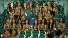 South Pike Eagles Co-ed Varsity Cheer Fall 23-24 team photo.