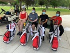 Calumet New Tech Warriors Girls Varsity Golf Fall 20-21 team photo.