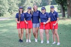 Union Academy Cardinals Girls Varsity Golf Fall 20-21 team photo.