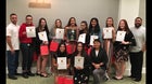 Estancia Eagles Girls Varsity Golf Fall 20-21 team photo.