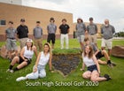 South Bison Girls Varsity Golf Fall 20-21 team photo.