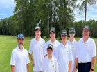 Hope Christian Academy Lions Boys Varsity Golf Fall 23-24 team photo.