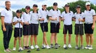 Gulf Coast HEAT Lions Boys Varsity Golf Fall 23-24 team photo.