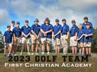 First Christian Lions Boys Varsity Golf Fall 23-24 team photo.