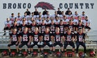 Lind-Ritzville/Sprague Broncos Boys Varsity Football Fall 15-16 team photo.