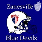 Zanesville Blue Devils Boys Varsity Football Fall 15-16 team photo.