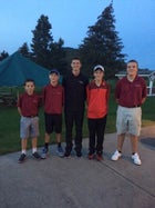 Delaware Academy Bulldogs Boys Varsity Golf Fall 17-18 team photo.