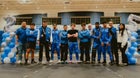 Mountain House Mustangs Boys Varsity Wrestling Winter 24-25 team photo.
