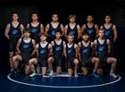 Piedra Vista Panthers Boys Varsity Wrestling Winter 24-25 team photo.