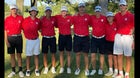 Moon Area Tigers Boys Varsity Golf Fall 22-23 team photo.