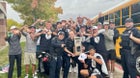 Lone Peak Knights Boys Varsity Golf Fall 22-23 team photo.