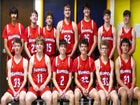 Hiawatha Red Hawks Boys Varsity Basketball Winter 25-26 team photo.