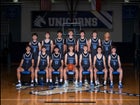 New Braunfels Unicorns Boys Varsity Basketball Winter 25-26 team photo.