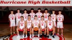 Hurricane Redskins Boys Varsity Basketball Winter 25-26 team photo.