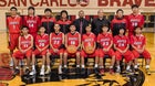 San Carlos Braves Boys Varsity Basketball Winter 25-26 team photo.