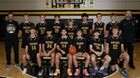 Lynchburg-Clay Mustangs Boys Varsity Basketball Winter 25-26 team photo.