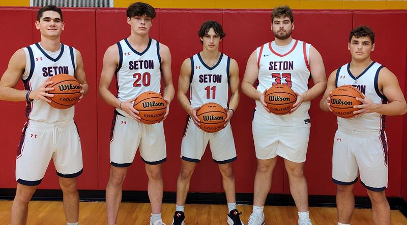 Maillot De Basketball Game Used Seton Catholic #14 - Taille 42 - Delong - Fabriqué Aux USA