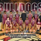 Heights Bulldogs Boys Varsity Basketball Winter 25-26 team photo.