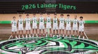 Lander Valley Tigers Boys Varsity Basketball Winter 25-26 team photo.