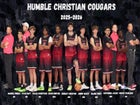 Humble Christian Cougars Boys Varsity Basketball Winter 25-26 team photo.